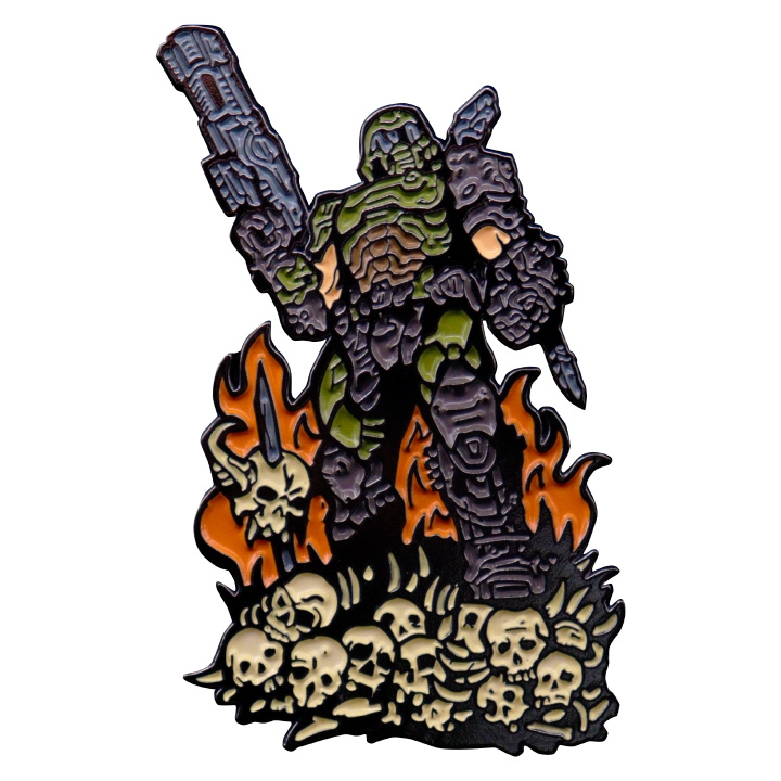 Fanatik DOOM Eternal Limited Edition Pin Badge i gruppen LEKSAKER, BARN- & BABYPRODUKTER / Leksaker / Figurer, Miniatyrer & tillbehör hos TP E-commerce Nordic AB (C94284)