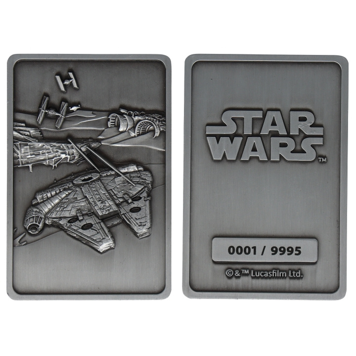 Fanatik Star Wars Millennium Falcon Ingot i begränsad upplaga i gruppen SPORT, FRITID & HOBBY / Roliga prylar / Samlarobjekt hos TP E-commerce Nordic AB (C94297)