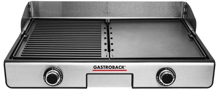 Gastroback Designbordsgrill - Plancha & BBQ i gruppen HEM, HUSHÅLL & TRÄDGÅRD / Hushållsmaskiner / Brödrostar & Bordsgrillar / Bordsgrillar & Raclette hos TP E-commerce Nordic AB (C94388)