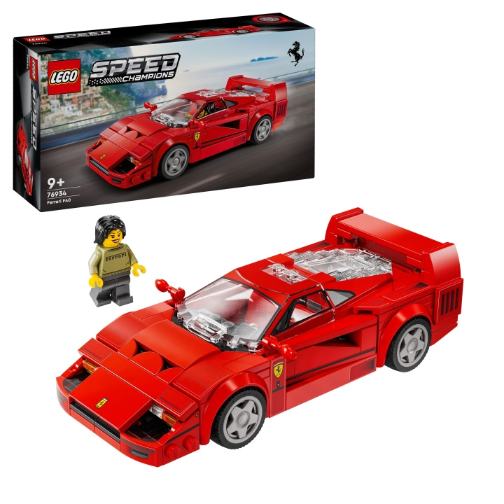 LEGO Speed Champions - Ferrari F40 Supercar (76934) i gruppen LEKSAKER, BARN- & BABYPRODUKTER / Leksaker / Byggleksaker / Lego hos TP E-commerce Nordic AB (C94393)