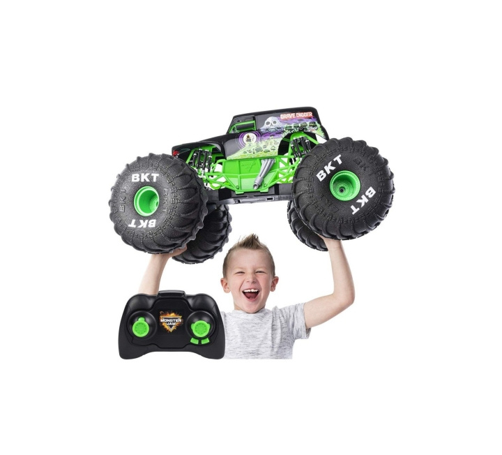 Monster Jam RC Mega Grave Digger(6046198) i gruppen LEKSAKER, BARN- & BABYPRODUKTER / Radiostyrt / Radiostyrda bilar hos TP E-commerce Nordic AB (C94399)