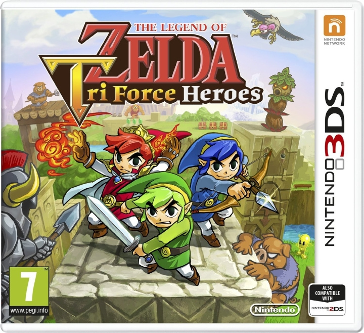 Nintendo The Legend of Zelda: Tri Force Heroes (3DS) i gruppen HEMELEKTRONIK / Spelkonsoler & Tillbehör / Nintendo 3DS hos TP E-commerce Nordic AB (C94411)