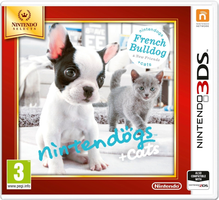 Nintendogs and Cats 3D: French Bulldog (3DS) i gruppen HEMELEKTRONIK / Spelkonsoler & Tillbehör / Nintendo 3DS hos TP E-commerce Nordic AB (C94419)