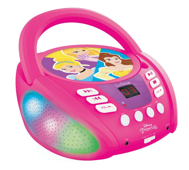 Lexibook Disney Princess - CD-spelare med Bluetooth (RCD109DP) i gruppen HEMELEKTRONIK / Ljud & Bild / Hemmabio, HiFi & Bärbart / Bärbar musikspelare / CD-spelare hos TP E-commerce Nordic AB (C94470)