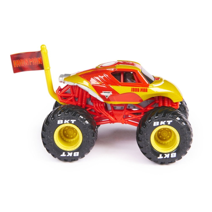 Monster Jam 1:64 Marvel singelpaket - Iron Man (6071332) i gruppen LEKSAKER, BARN- & BABYPRODUKTER / Leksaker / Leksaksbilar & andra fordon hos TP E-commerce Nordic AB (C94477)