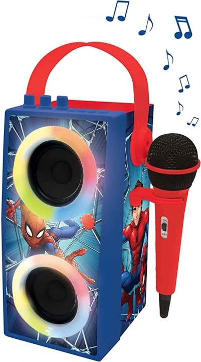 Lexibook Spider-Man - Bärbar Bluetooth®-högtalare (BTP180SPZ) i gruppen LEKSAKER, BARN- & BABYPRODUKTER / Leksaker / Elektronik & Media / Övrig Elektronik & Media hos TP E-commerce Nordic AB (C94483)