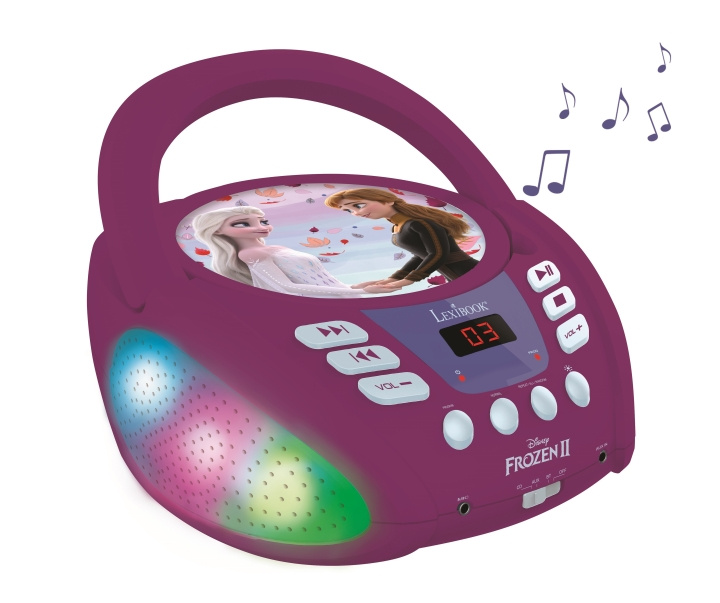 Lexibook Disney Frozen - CD-spelare med Bluetooth (RCD109FZ) i gruppen HEMELEKTRONIK / Ljud & Bild / Hemmabio, HiFi & Bärbart / Bärbar musikspelare / CD-spelare hos TP E-commerce Nordic AB (C94503)