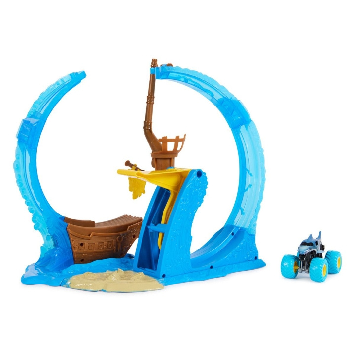 Monster Jam 1:64 Loop of Doom Stunt Playset (6070018) i gruppen LEKSAKER, BARN- & BABYPRODUKTER / Leksaker / Leksaksbilar & andra fordon hos TP E-commerce Nordic AB (C94559)