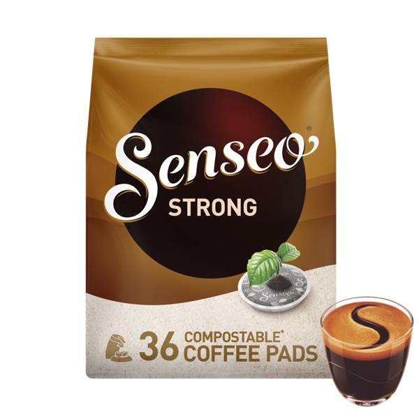 Senseo ® Kaffepads - Starka - 36 st i gruppen HEM, HUSHÅLL & TRÄDGÅRD / Hushållsmaskiner / Kaffemaskiner & Tillbehör / Kaffekapslar hos TP E-commerce Nordic AB (C94571)