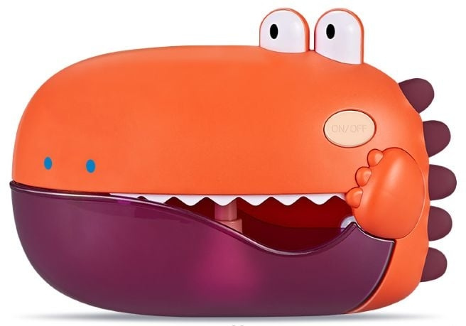 Magni Dino bubbelmaskin - Orange ( 3570 ) i gruppen LEKSAKER, BARN- & BABYPRODUKTER / Uteleksaker / Badleksaker & Vattenleksaker hos TP E-commerce Nordic AB (C94667)