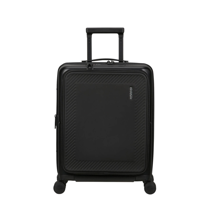 American Tourister Resväska DashPop Spinner 55/23 Front Pocket Laptop True Black i gruppen SPORT, FRITID & HOBBY / Resetillbehör / Resväskor hos TP E-commerce Nordic AB (C94700)