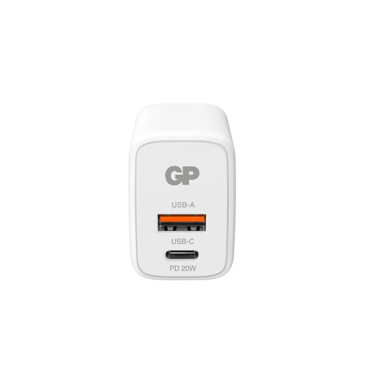 GP Väggladdare WM2B PD 20W USB-A + USB-C i gruppen SMARTPHONE & SURFPLATTOR / Laddare & Kablar / Väggladdare / Väggladdare Typ C hos TP E-commerce Nordic AB (C94728)