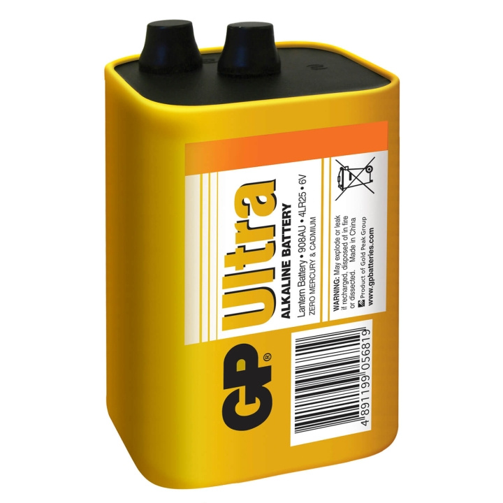 GP Batteri Alkaline 4LR25/908AU 6V 1-Pack i gruppen HEMELEKTRONIK / Batterier & Laddare / Batterier / Övriga hos TP E-commerce Nordic AB (C94751)