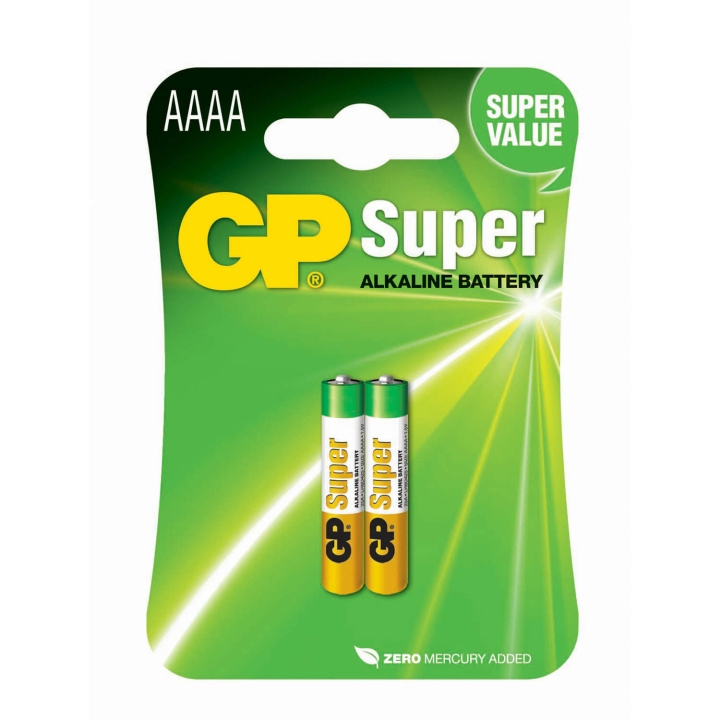 GP Batteri Alkaline AAAA LR61 2-Pack i gruppen HEMELEKTRONIK / Batterier & Laddare / Batterier / Övriga hos TP E-commerce Nordic AB (C94753)