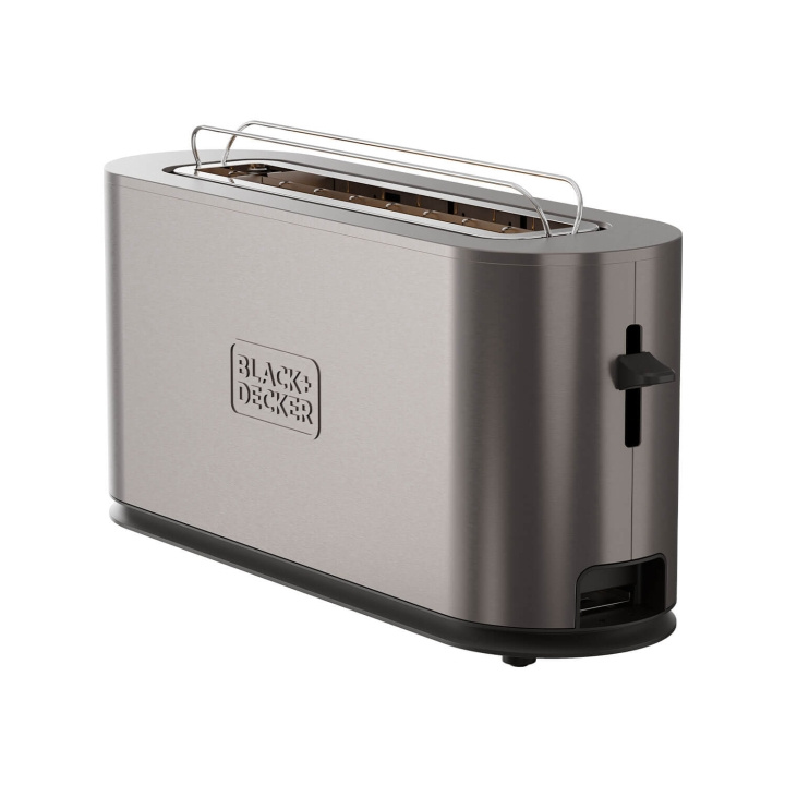 BLACK+DECKER Brödrost Toaster Långt Fack 1000W Inox i gruppen HEM, HUSHÅLL & TRÄDGÅRD / Hushållsmaskiner / Brödrostar & Bordsgrillar / Brödrostar hos TP E-commerce Nordic AB (C94776)