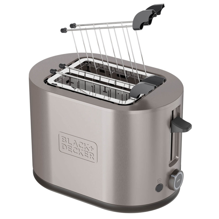 BLACK+DECKER Brödrost Toaster 2-Slots 900W Inox i gruppen HEM, HUSHÅLL & TRÄDGÅRD / Hushållsmaskiner / Brödrostar & Bordsgrillar / Brödrostar hos TP E-commerce Nordic AB (C94777)