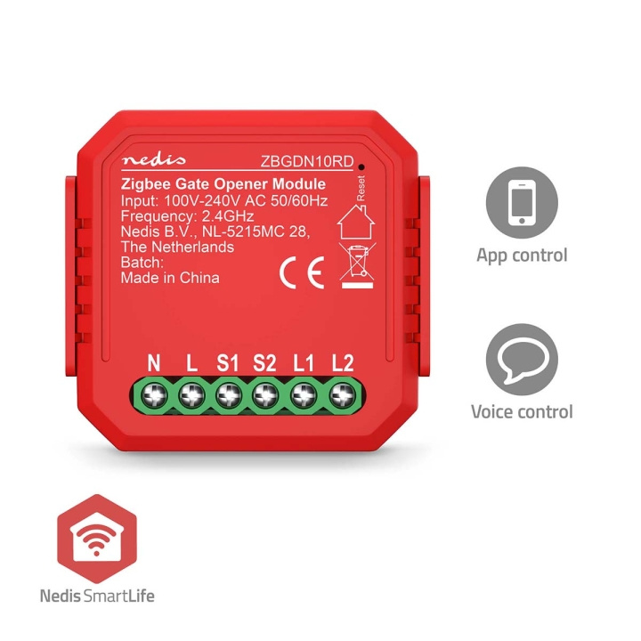 Nedis SmartLife Strömbrytare | Zigbee 3.0 | 2.5 W | Terminalanslutning | App tillgänglig för: Android™ / IOS i gruppen HEM, HUSHÅLL & TRÄDGÅRD / El & Belysning / Elinstallation / Övriga el-tillbehör hos TP E-commerce Nordic AB (C94863)