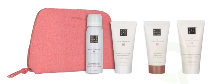 Rituals The Ritual of Sakura Giftset 260 ml Foaming SG 50ml/Body Cream 70ml/Conditioner 70ml/Shampoo 70ml i gruppen SKÖNHET & HÄLSA / Presentkit / Presentkit För Henne hos TP E-commerce Nordic AB (C94960)