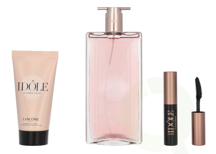 Lancome Idole Giftset 102.5 ml Edp Spray 50ml/Power Cream 50ml/Lash Mascara 2.5ml i gruppen SKÖNHET & HÄLSA / Presentkit / Presentkit För Henne hos TP E-commerce Nordic AB (C94966)