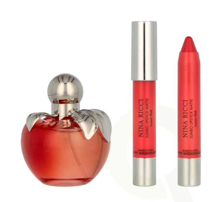 Nina Ricci Nina Loves You Giftset 52.5 ml Edt Spray 50ml/Lipstick 2,5gr i gruppen SKÖNHET & HÄLSA / Presentkit / Presentkit För Henne hos TP E-commerce Nordic AB (C94996)