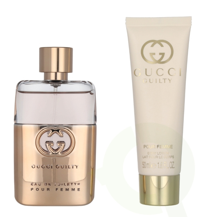 Gucci Guilty Pour Femme Giftset 100 ml Edt Spray 50ml/Body Lotion 50ml i gruppen SKÖNHET & HÄLSA / Presentkit / Presentkit För Henne hos TP E-commerce Nordic AB (C95013)