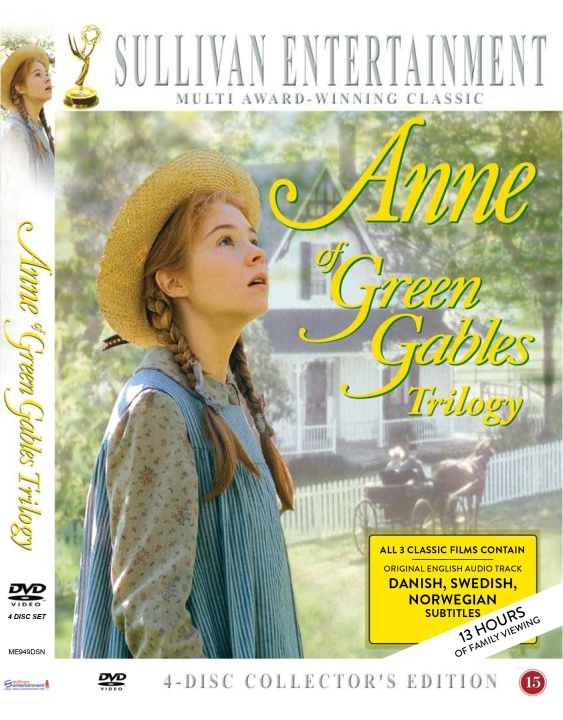 Anne fra Grønnebakken: Den komplette samling (4 Disc) - DVD (Nordic version) Anne from Green Gables The original miniseries i gruppen HEMELEKTRONIK / Ljud & Bild / TV & Tillbehör / Filmer / DVD hos TP E-commerce Nordic AB (C95054)