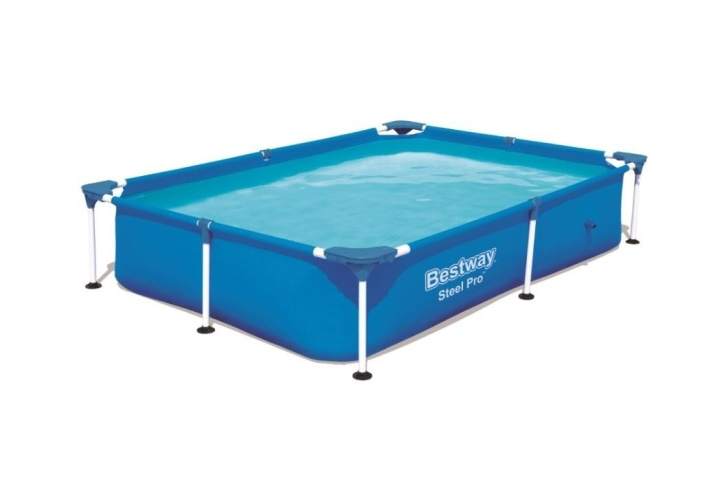 Bestway Stål Pro Pool 2,21m x 1,50m x 43cm (56401) i gruppen HEM, HUSHÅLL & TRÄDGÅRD / Trädgårdsprodukter / Pool & Pooltillbehör / Pooler hos TP E-commerce Nordic AB (C95172)