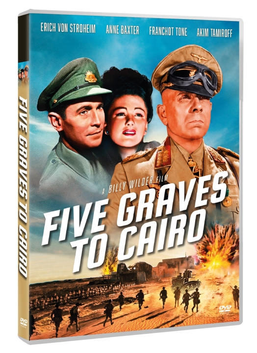 Five Graves to Cairo i gruppen HEMELEKTRONIK / Ljud & Bild / TV & Tillbehör / Filmer / DVD hos TP E-commerce Nordic AB (C95296)