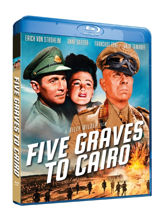 Five Graves to Cairo i gruppen HEMELEKTRONIK / Ljud & Bild / TV & Tillbehör / Filmer / Blu-ray hos TP E-commerce Nordic AB (C95297)