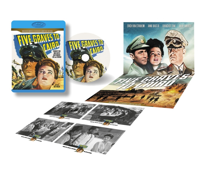 Five Graves to Cairo i gruppen HEMELEKTRONIK / Ljud & Bild / TV & Tillbehör / Filmer / Blu-ray hos TP E-commerce Nordic AB (C95298)