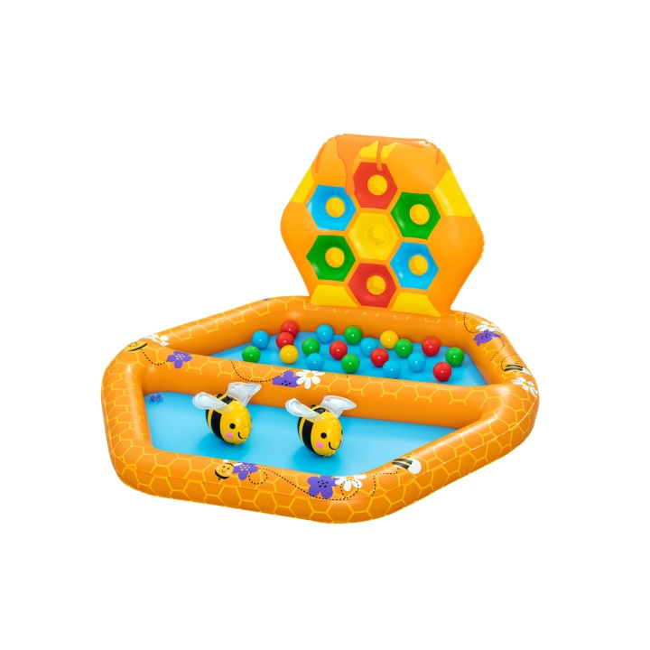 Bestway Lil\' Beehive Baby Pool & bollhav 2 i 1 (52639) i gruppen LEKSAKER, BARN- & BABYPRODUKTER / Uteleksaker / Badleksaker & Vattenleksaker hos TP E-commerce Nordic AB (C95349)