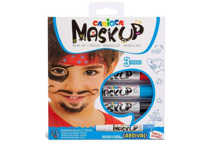 CARIOCA Mask Up - Sminkpennor - Karneval (3 st) (809492) i gruppen LEKSAKER, BARN- & BABYPRODUKTER / Leksaker / Pyssel hos TP E-commerce Nordic AB (C95361)