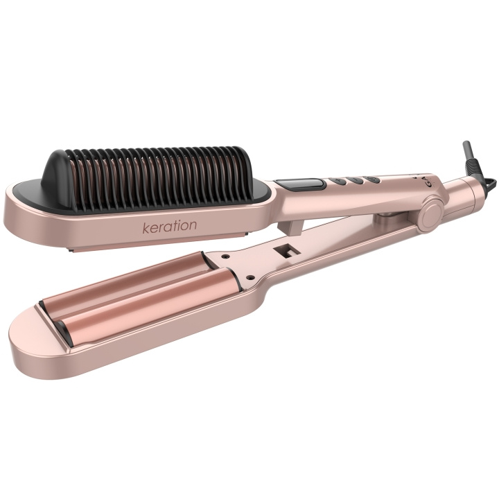 GA.MA Keration Waver & Brush Styler GI1901 i gruppen SKÖNHET & HÄLSA / Hår & Styling / Stylingverktyg / Locktång hos TP E-commerce Nordic AB (C95444)