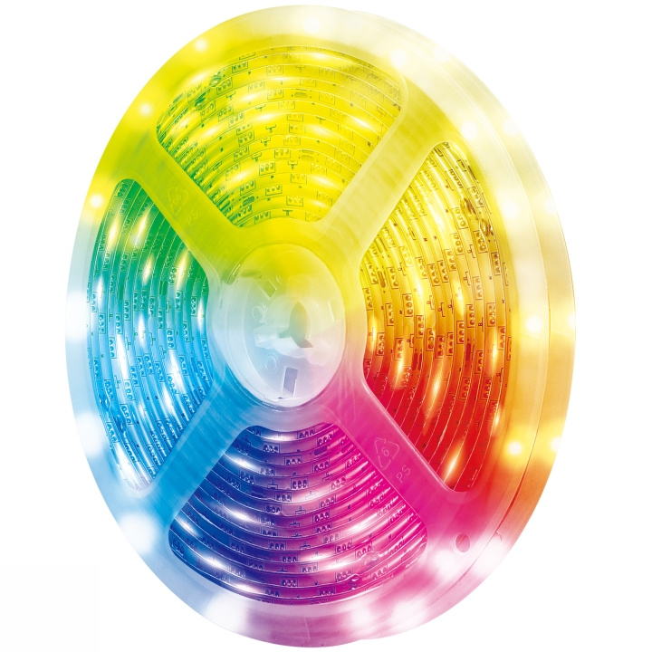 LogiLink Smart RGB+CCT (RGB + Varm-kallvit) Light-strip 5m WiFi Tuya i gruppen HEM, HUSHÅLL & TRÄDGÅRD / Smarta hem / Smart belysning hos TP E-commerce Nordic AB (C95447)