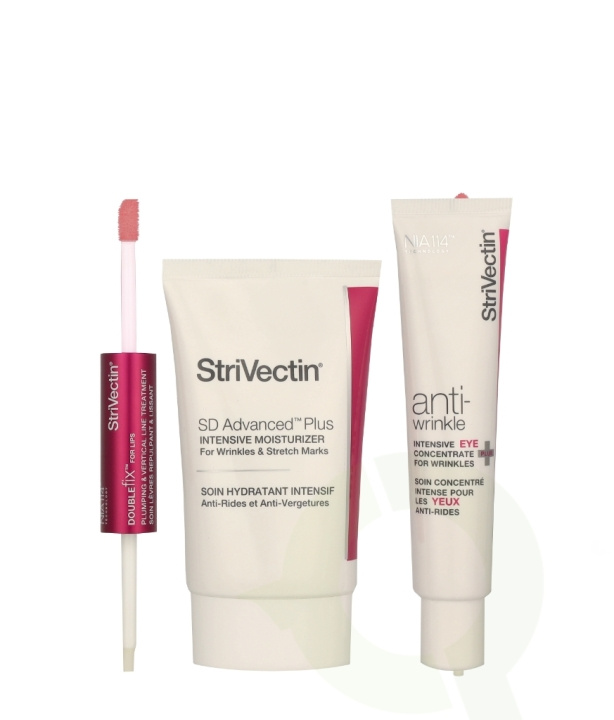 StriVectin Anti-Wrinkle Smooth & Plump Kit 100 ml Eye Cream 30ml/Moisturizer 60ml/Lips 10ml i gruppen SKÖNHET & HÄLSA / Presentkit / Presentkit För Henne hos TP E-commerce Nordic AB (C95556)