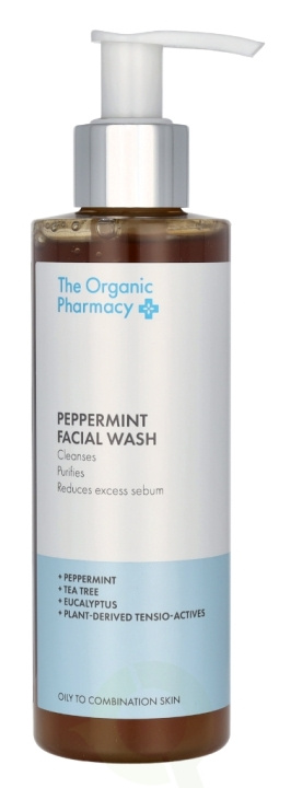 The Organic Pharmacy Peppermint Facial Wash 200 ml i gruppen SKÖNHET & HÄLSA / Hudvård / Ansiktsvård / Rengöring hos TP E-commerce Nordic AB (C95701)