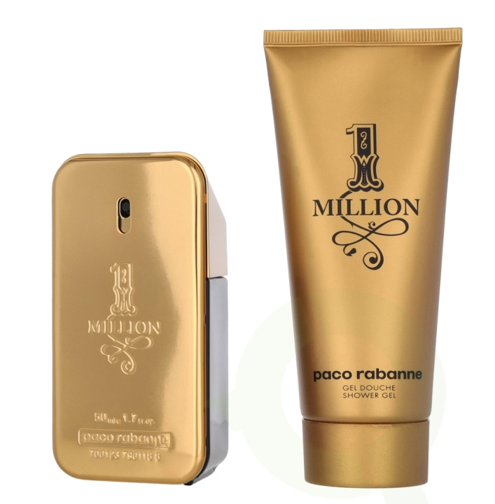 Paco Rabanne 1 Million Giftset 150 ml Edt Spray 50ml/Shower Gel 100ml i gruppen SKÖNHET & HÄLSA / Presentkit / Presentkit För Honom hos TP E-commerce Nordic AB (C95719)