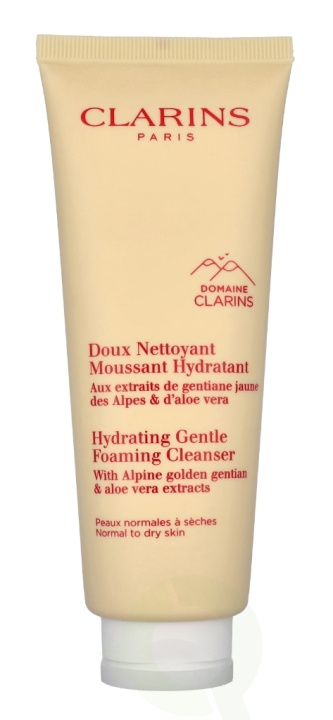 Clarins Hydrating Gentle Foaming Cleanser 125 ml Normal To Dry Skin i gruppen SKÖNHET & HÄLSA / Hudvård / Ansiktsvård / Rengöring hos TP E-commerce Nordic AB (C95729)