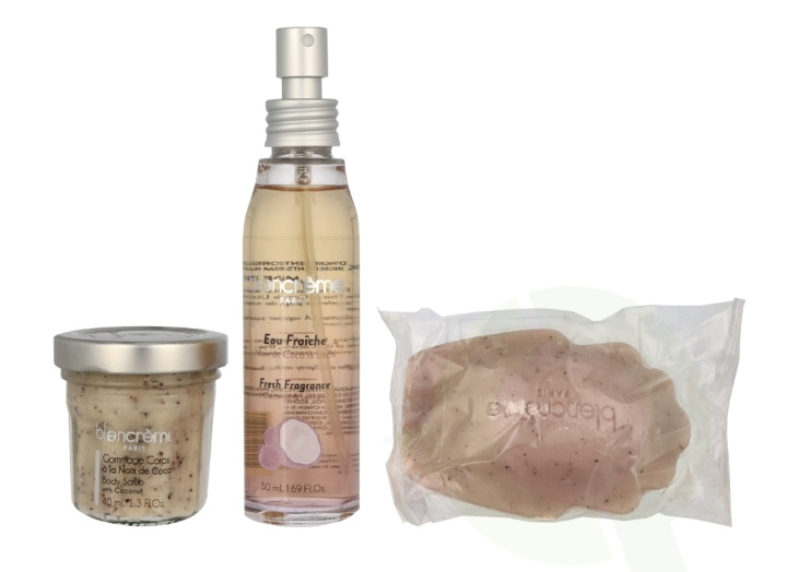 Blancreme Season Essentials Set - Coconut & Lychee 160 ml Fresh Fragrance 50ml/Soap 70gr/Body Scrub 40ml i gruppen SKÖNHET & HÄLSA / Presentkit / Presentkit För Henne hos TP E-commerce Nordic AB (C95738)