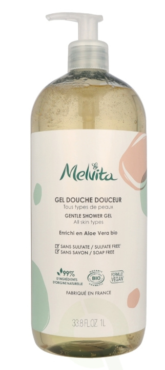 Melvita Gentle Shower Gel 1000 ml i gruppen SKÖNHET & HÄLSA / Hudvård / Kroppsvård / Bad & Duschcreme hos TP E-commerce Nordic AB (C95757)