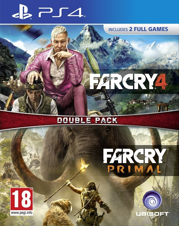 Far Cry Primal / Far Cry 4 - Double Pack (PS4) i gruppen HEMELEKTRONIK / Spelkonsoler & Tillbehör / Sony PlayStation 4 / Spel hos TP E-commerce Nordic AB (C95813)