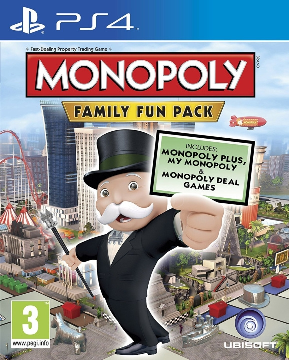 Monopoly Family Fun Pack (PS4) i gruppen HEMELEKTRONIK / Spelkonsoler & Tillbehör / Sony PlayStation 4 / Spel hos TP E-commerce Nordic AB (C95848)