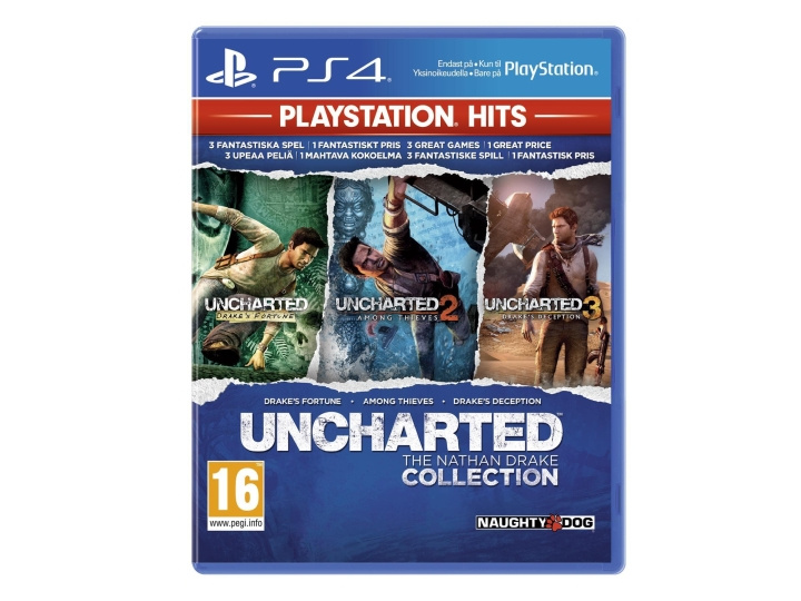 Uncharted: The Nathan Drake Collection (Playstation Hits) (PS4) i gruppen HEMELEKTRONIK / Spelkonsoler & Tillbehör / Sony PlayStation 4 / Spel hos TP E-commerce Nordic AB (C95858)