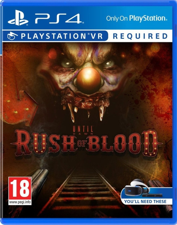 Until Dawn: Rush of Blood (UK) (VR) (PS4) i gruppen HEMELEKTRONIK / Spelkonsoler & Tillbehör / Sony PlayStation 4 / Spel hos TP E-commerce Nordic AB (C95981)