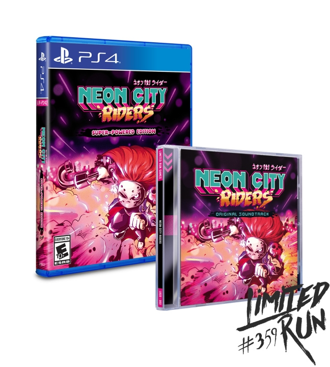 Neon City Riders - Super-Powered Edition (#359) (Import) (PS4) i gruppen HEMELEKTRONIK / Spelkonsoler & Tillbehör / Sony PlayStation 4 / Spel hos TP E-commerce Nordic AB (C95998)