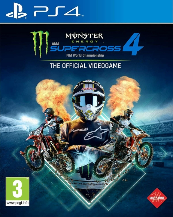 Monster Energy Supercross - The Official Videogame 4 (PS4) i gruppen HEMELEKTRONIK / Spelkonsoler & Tillbehör / Sony PlayStation 4 / Spel hos TP E-commerce Nordic AB (C96094)