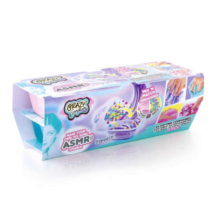 Crazy Sensations, Mixa & Matcha olika material, 4-pack (11001) i gruppen LEKSAKER, BARN- & BABYPRODUKTER / Leksaker / Leklera, leksand och tillbehör hos TP E-commerce Nordic AB (C96173)