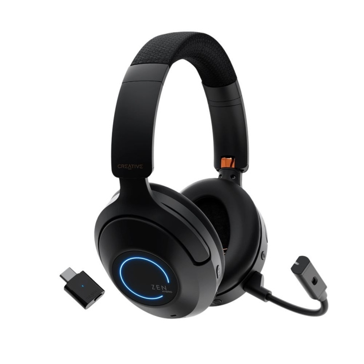 Creative Zen Hybrid Pro Classic Trådlösa Over-Ear hörlurar ANC - Svart i gruppen HEMELEKTRONIK / Ljud & Bild / Hörlurar & Tillbehör / Hörlurar hos TP E-commerce Nordic AB (C96452)