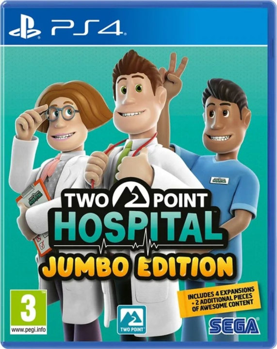 Two Point Hospital (Jumbo Edition) (PS4) i gruppen HEMELEKTRONIK / Spelkonsoler & Tillbehör / Sony PlayStation 4 / Spel hos TP E-commerce Nordic AB (C96458)