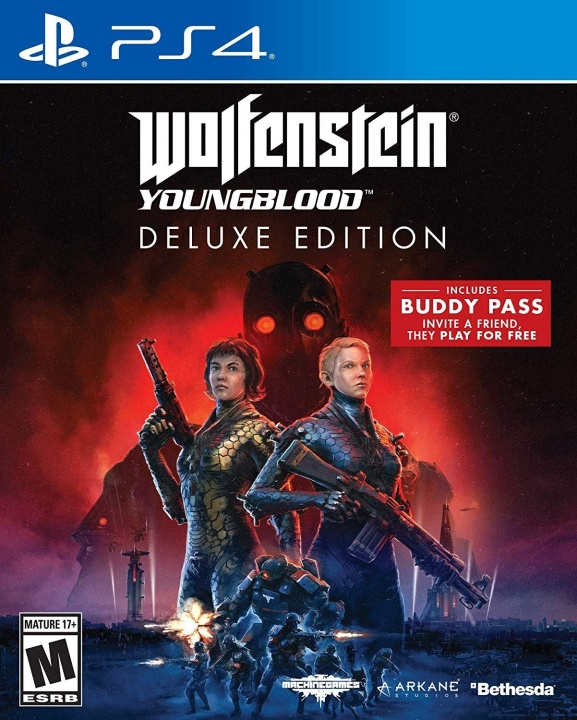 Wolfenstein: Youngblood (Deluxe Edition) (Import) (PS4) i gruppen HEMELEKTRONIK / Spelkonsoler & Tillbehör / Sony PlayStation 4 / Spel hos TP E-commerce Nordic AB (C96515)